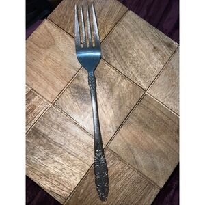 Northland  Stainless Korea Single Fork Floral Pattern 7.5"